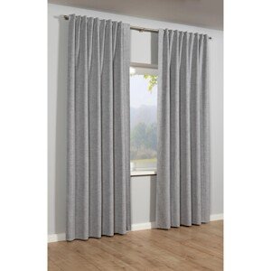 Bennetti Záves so skrytými pútkami striebornosivý 245 x 140 cm