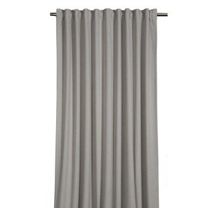 Sehlbach Záves so skrytými pútkami, strieborne sivý, 245 x 135 cm