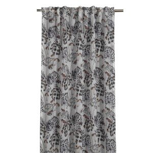 Sehlbach Záves so skrytými pútkami, botanická potlač, 245 x 135 cm