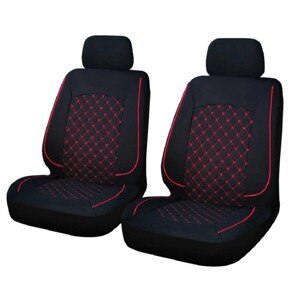 CAPPA Autopoťahy na predné sedadlá Como, univerzálne, čierna/červená, 2 ks