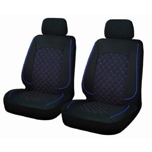 CAPPA Autopoťahy na predné sedadlá Como, univerzálne, čierna/modrá, 2 ks