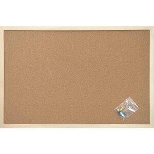 Bondecor Nástenná tabuľa korková 80 x 60 cm