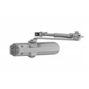 Yale Zatvárač dverí DC 4500 s lomeným ramienkom, strieborná