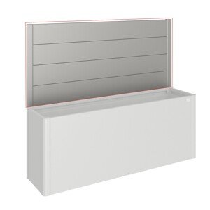 Biohort Zástena pre záhony vyvýš. bez skla pre stranu 4 m kremeň.sivá