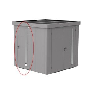 Biohort Prídavné dvojkrídlové dvere pre domček Neo strieb. metalické 200 x 167cm