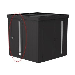 Biohort Prídavné dvojkrídlové dvere pre domček Neo tmavo sivé 200 x 167 cm