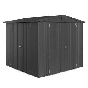 Biohort Prídavné dvojkrídlové dvere pre domček Europa tmavosivé 172 x 148 cm