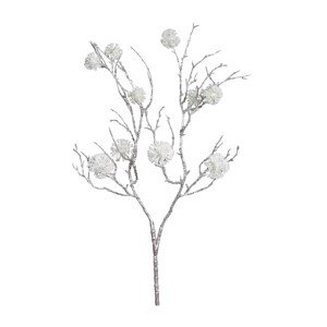 DPI Dekoratívna umelá vetvička vilínu biela 70 cm