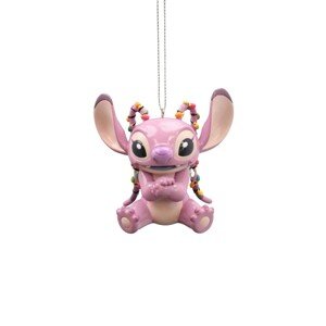 Disney Vianočná ozdoba Lilo&Stitch Angel s vrkôčiky 8 cm