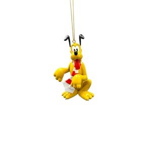 Disney Vianočná ozdoba Mickey&Friends Pluto so šálom 10 cm