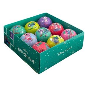 Disney Vianočná ozdoba Lilo&Stitch Stitch a Angel 8,3 cm, 9 ks