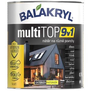 Balakryl Multifunkčná akrylátová farba multiTOP 9v1 7035 světle sivá, 0,75 l