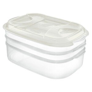 Tontarelli Set dóz Nuvola Plus biela, 1+1+2 l