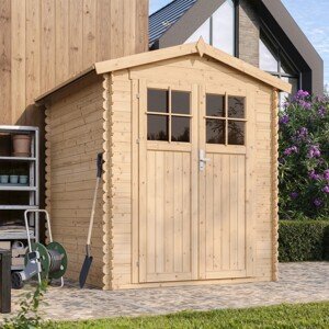 Timbela Drevený záhradný domček M320F bez podlahy, 180 x 180 cm