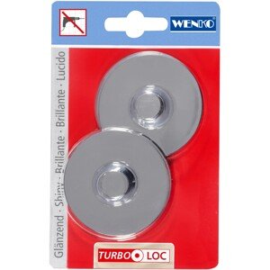 Wenko Adaptér Turbo-Loc pre sériu Premium/Classic/Style, lesklý chróm, 2 ks