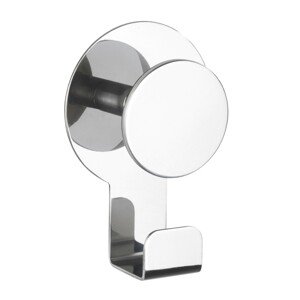 Wenko Kovový kúpeľňový nástenný háčik Blandas, lesklá nerez