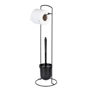 Allstar Súprava na čistenie toalety Zalea, čierna