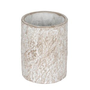 Wenko Téglik na zubné kefky Albacete, cement, pr. 8,5 x 10,5 cm