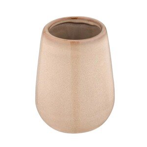 Wenko Keramický kelímok na zubné kefky Sirmione, béžová, pr. 8 x 10,5 cm