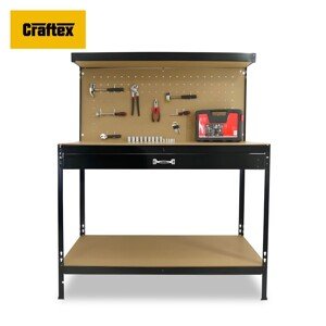 Craftex Ponk Pracovný stôl oceľový 120 x 60 x 150 cm