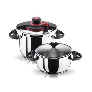 PYRAMIS Súprava tlakových hrncov OPTIMUM PLUS, 8+4,5 l