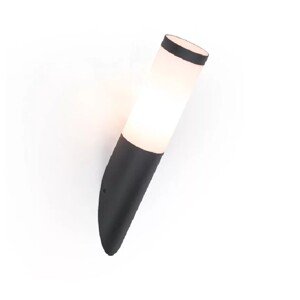 LUTEC Nástenné svietidlo STELO, tmavo sivá, IP44, pr. 7,6 x 37,6 cm