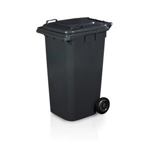 TBA Smetiak čierny, 240 l, 57,8 x 73,4 x 108 cm