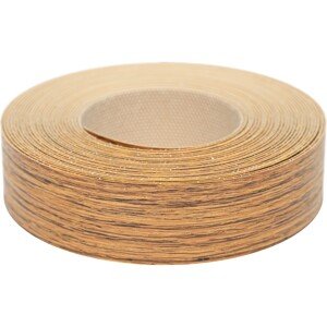 ABS hrana s tavným lepidlom iboard dub tmavý, 5 m x 22 mm