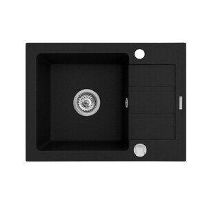 PYRAMIS Granitový drez NEXT 1B 1D Volcano 62 x 44 cm