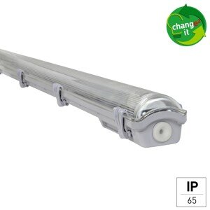 e2 elektro LED svetlo do vlhka basic M, IP65, 1x18 W, 2000 lm, 127,5 cm