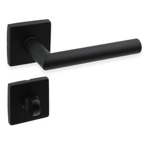 COBRA Rozetové dveřní kování VISION-S III WC čierna