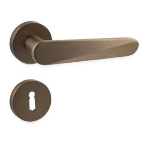 COBRA Rozetové dverové kovanie ZOYA-R BB rosegold