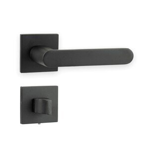 COBRA Štítové dverové kovanie ENIX-S WC čierne