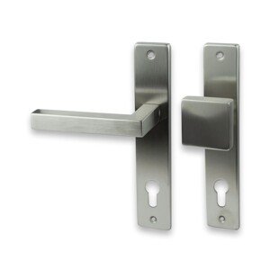 COBRA Štítové dverové kovanie PAVLA PZ 72 LI nerez