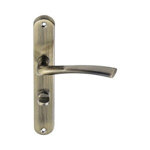 COBRA Štítové dverové kovanie BALDUR WC 72 česaný bronz