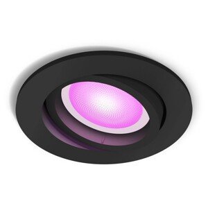 Philips Hue Vstavané svietidlo White&Color Ambiance Centura 400lm čierna