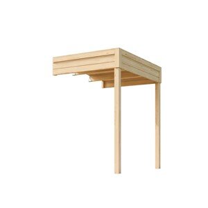 Weka Prístavba 1 pre drevený záhradný domček Batu 1, prírodná, 150 x 200 cm