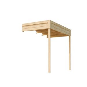 Weka Prístavba 1 pre drevený záhradný domček Batu 2, prírodná, 150 x 250 cm