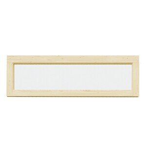 Weka Pevné okno pre drevený záhradný domček Batu, prírodné, 150 x 45 cm