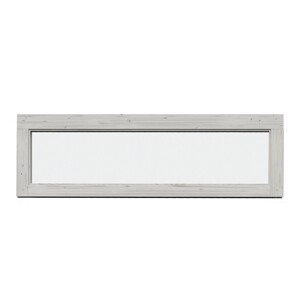 Weka Pevné okno pre drevený záhradný domček Batu, tmavo sivé, 150 x 45 cm