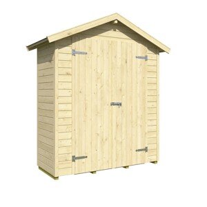 Weka Drevený domček na náradie Mori 1.1, prírodný, 170 x 67 cm