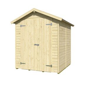 Weka Drevený domček na náradie Mori 3.1, prírodný, 170 x 176 cm