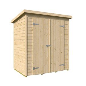 Weka Drevený domček na náradie Mori 2.2. prírodný, 170 x 120 cm