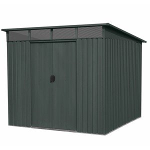 Floraworld Záhradný domček s pult. strechou Lightline 4 antracit 239x279x202cm