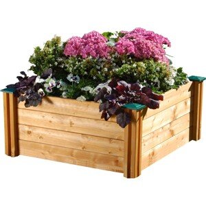Gaspo Drevený vyvýšený záhon XL, 86 x 80 x 40 cm