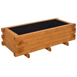 Gaspo Drevený kvetináč Faak, medovo hnedá, 140 x 70 x 42 cm