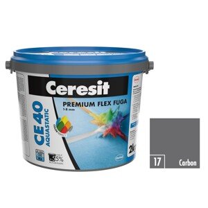 Ceresit Flexibilná škárovacia hmota CE 40 Aquastatic Carbon, 2 kg