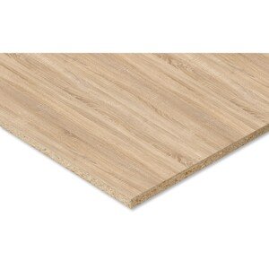 ABS hrana iboard dub svetlý, 23 x 2 mm - metráž