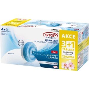 STOP VLHKOSTI AERO 360° Náhradné tablety neutrálne + lúčne kvety 4 x 450 g