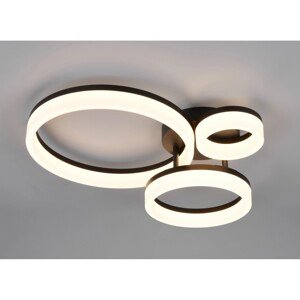 Reality Stropné LED svietidlo Scope 32W 4000lm 3000K matná čierna 51 x 40,5 cm